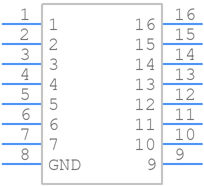 MC1413PG - onsemi - PCB symbol