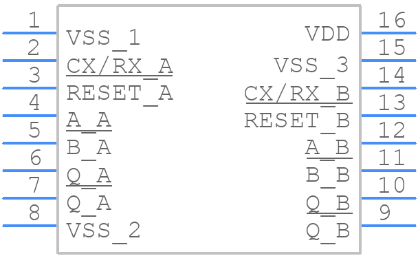 MC14538BDR2G - onsemi - PCB symbol