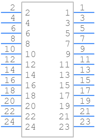 0559592430 - Molex - PCB symbol