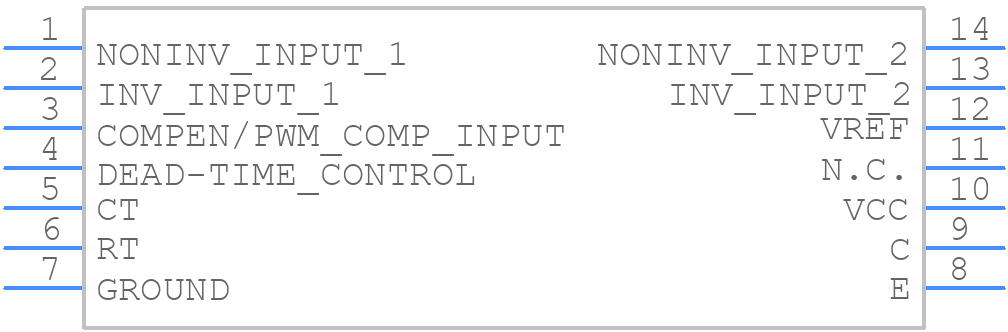 MC33060ADR2G - onsemi - PCB symbol