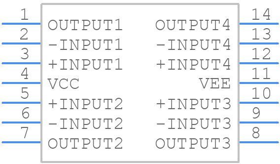 MC33074DTBR2G - onsemi - PCB symbol
