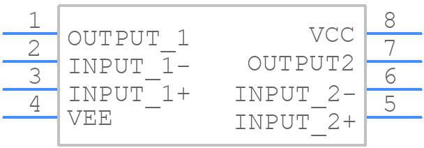 MC33078PG - onsemi - PCB symbol