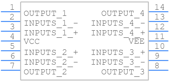MC33174DG - onsemi - PCB symbol