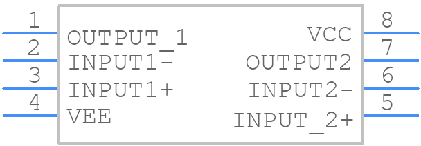 MC33272ADG - onsemi - PCB symbol