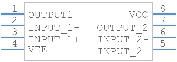 MC33272ADR2G - onsemi - PCB symbol