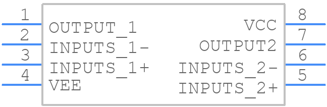 MC34072VDG - onsemi - PCB symbol