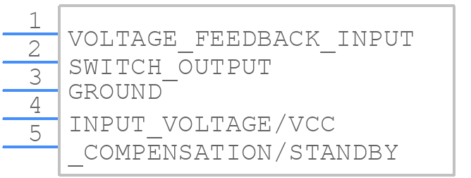 MC34167TG - onsemi - PCB symbol