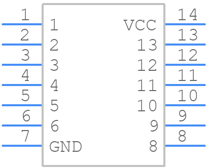 MC74AC11DR2G - onsemi - PCB symbol