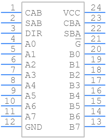 MC74AC646DWR2G - onsemi - PCB symbol