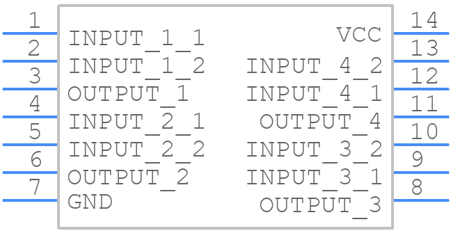 MC74ACT132DG - onsemi - PCB symbol