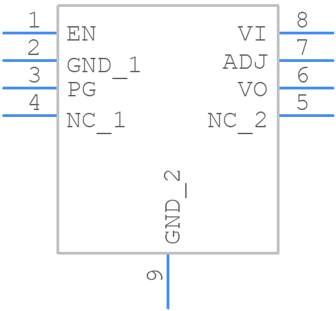 ST1L05DPUR - STMicroelectronics - PCB symbol