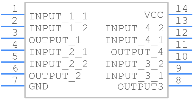MC74ACT32DG - onsemi - PCB symbol