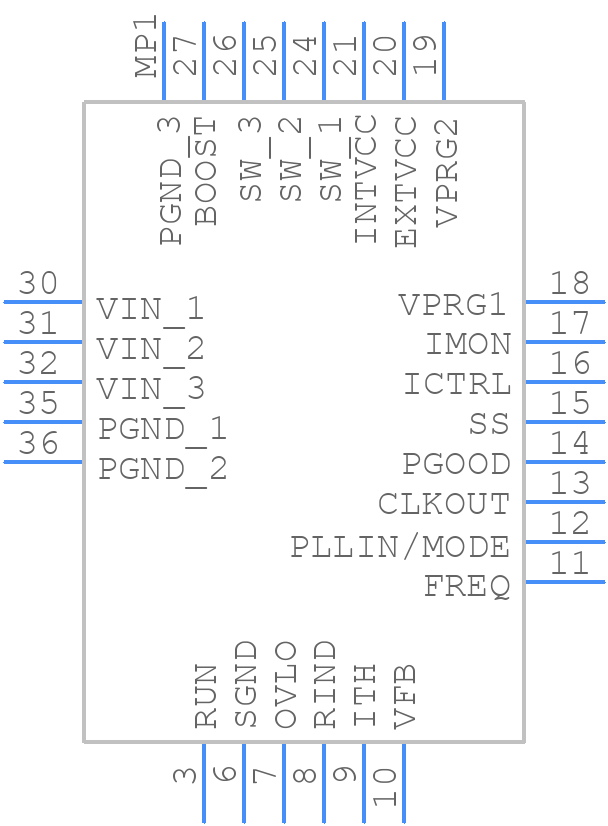 LT7101EUHE#PBF - Analog Devices - PCB symbol
