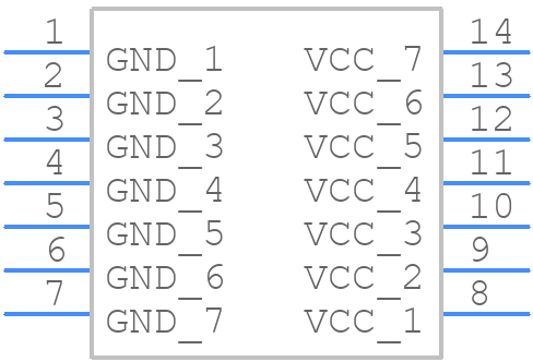 MC74ACT86DG - onsemi - PCB symbol