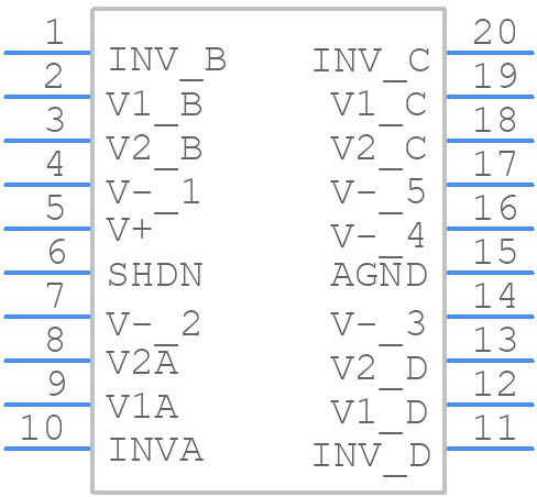 LTC1562IG - Analog Devices - PCB symbol