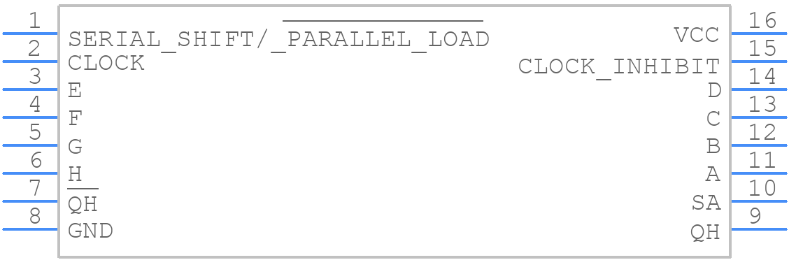 MC74HC165ADTR2G - onsemi - PCB symbol