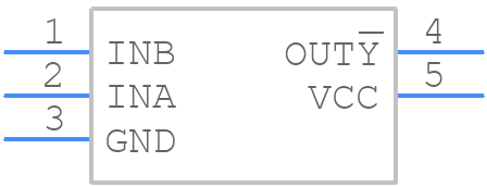 MC74VHC1G08DFT1G - onsemi - PCB symbol