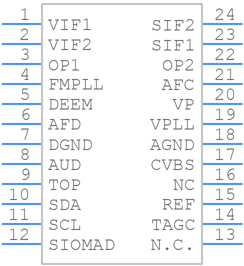TDA9885T/V5,112 - Nexperia - PCB symbol