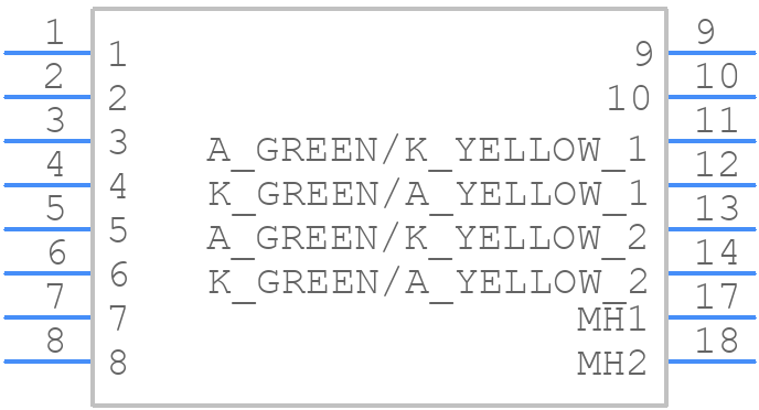 JD1-0002NL - Yageo Group - PCB symbol