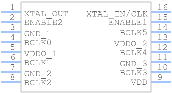 NB3H83905CDTG - onsemi - PCB symbol