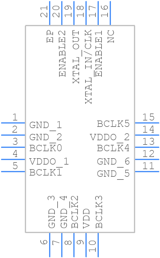 NB3H83905CMNG - onsemi - PCB symbol