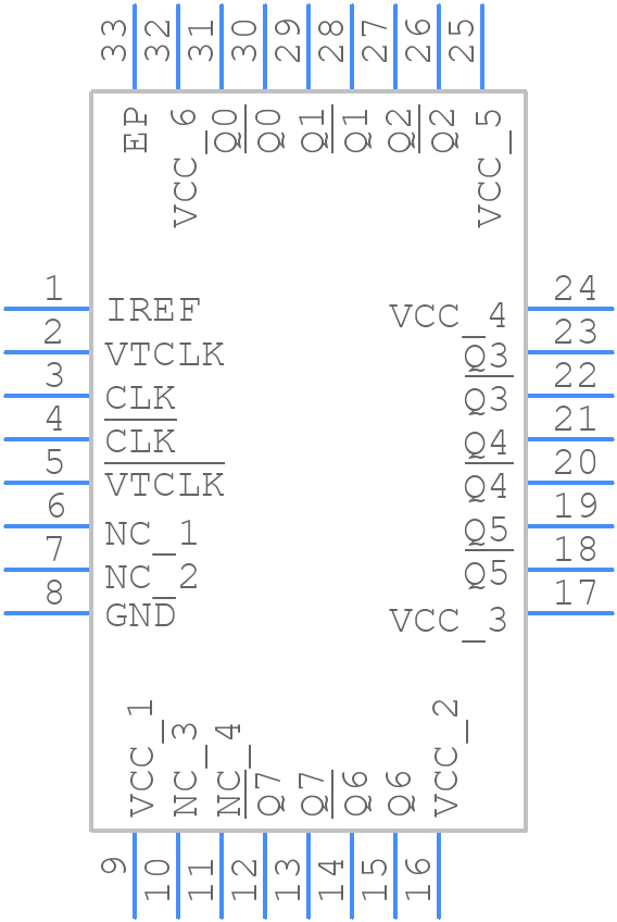 NB3N108KMNR4G - onsemi - PCB symbol