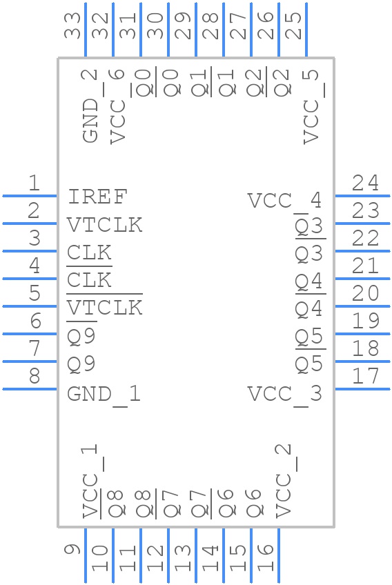NB3N111KMNR4G - onsemi - PCB symbol