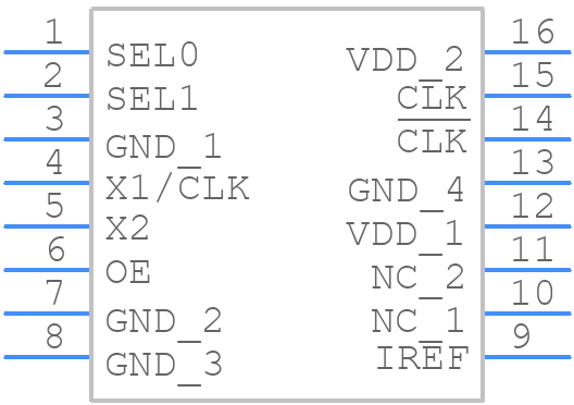 NB3N3002DTG - onsemi - PCB symbol