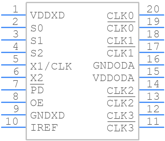 NB3N51034DTG - onsemi - PCB symbol