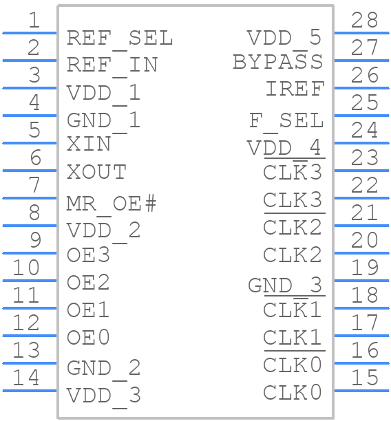 NB3N51044DTG - onsemi - PCB symbol