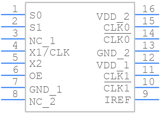 NB3N5573DTR2G - onsemi - PCB symbol
