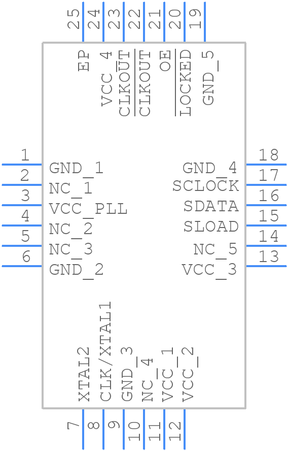 NB4N441MNG - onsemi - PCB symbol
