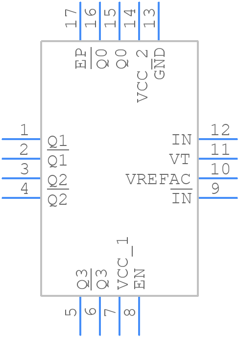 NB6L14SMNG - onsemi - PCB symbol