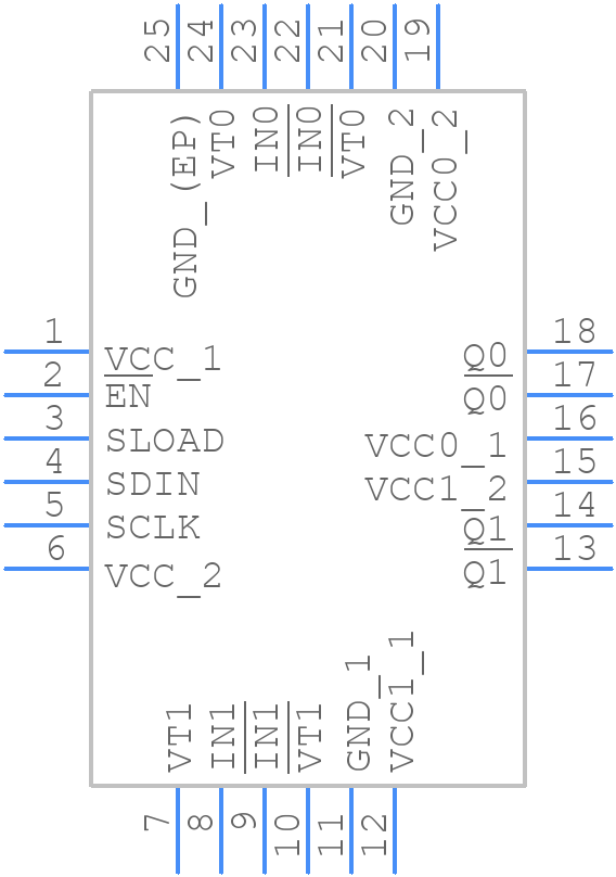 NB6L295MNG - onsemi - PCB symbol