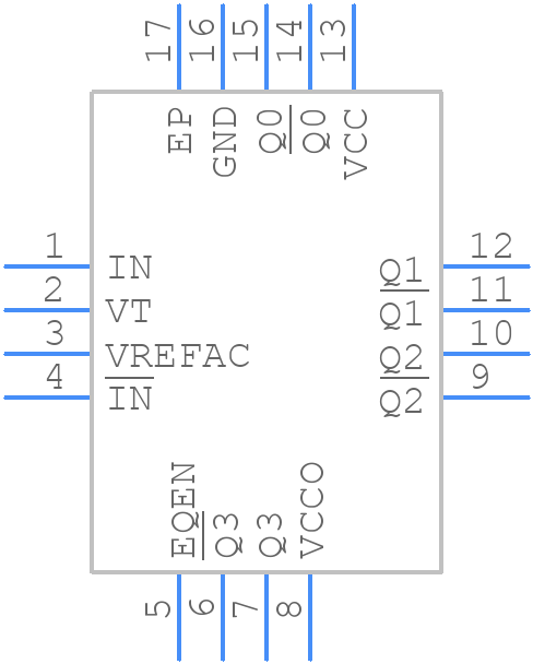 NB7HQ14MMNHTBG - onsemi - PCB symbol