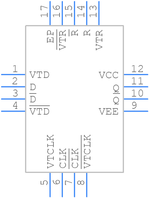 NB7V52MMNHTBG - onsemi - PCB symbol