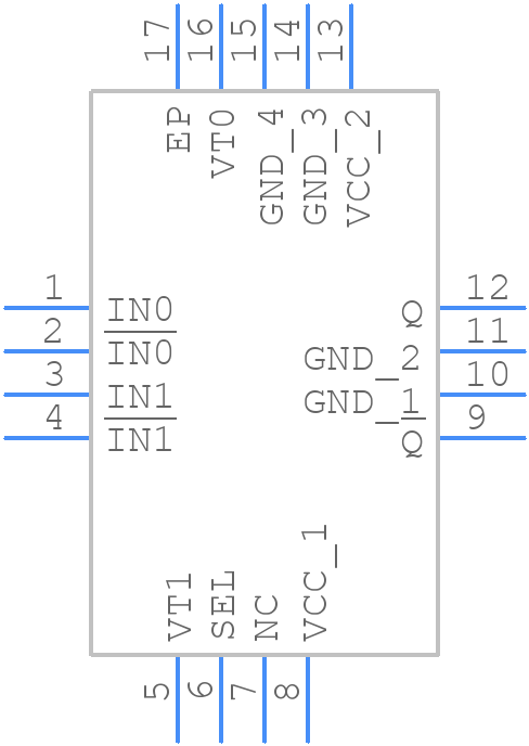 NB7V58MMNG - onsemi - PCB symbol