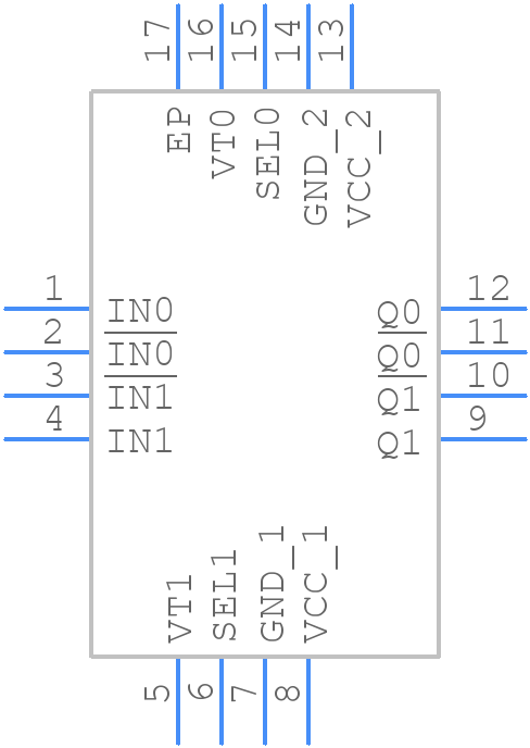 NB7V72MMNHTBG - onsemi - PCB symbol
