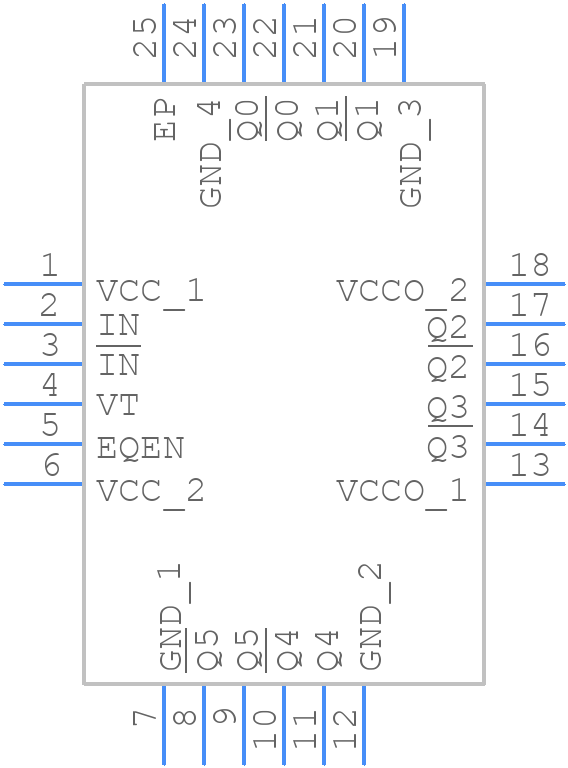NB7VQ1006MMNG - onsemi - PCB symbol