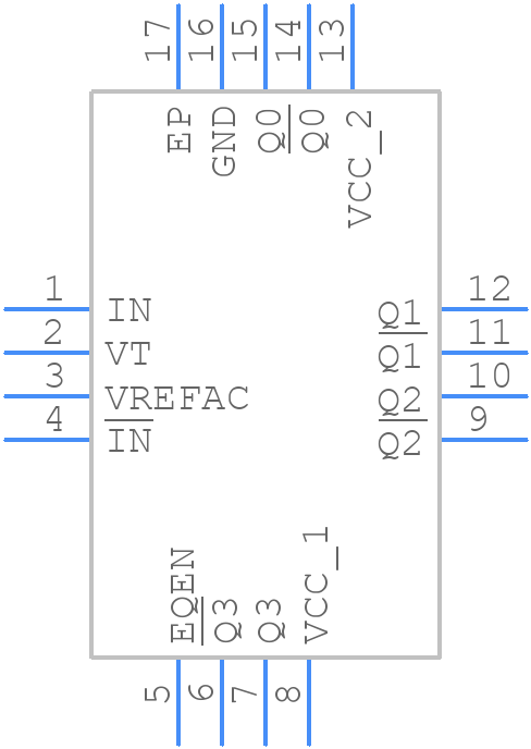 NB7VQ14MMNHTBG - onsemi - PCB symbol