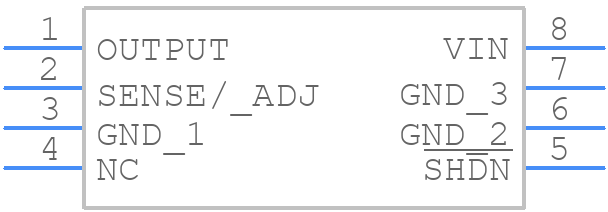 LT1129IS8-5#PBF - Analog Devices - PCB symbol