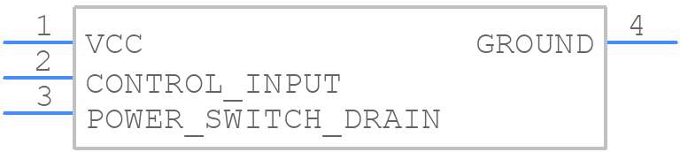 NCP1055ST100T3G - onsemi - PCB symbol
