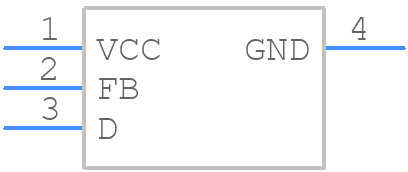 NCP1071STAT3G - onsemi - PCB symbol