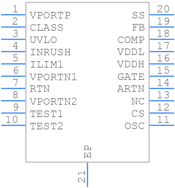 NCP1080DEG - onsemi - PCB symbol