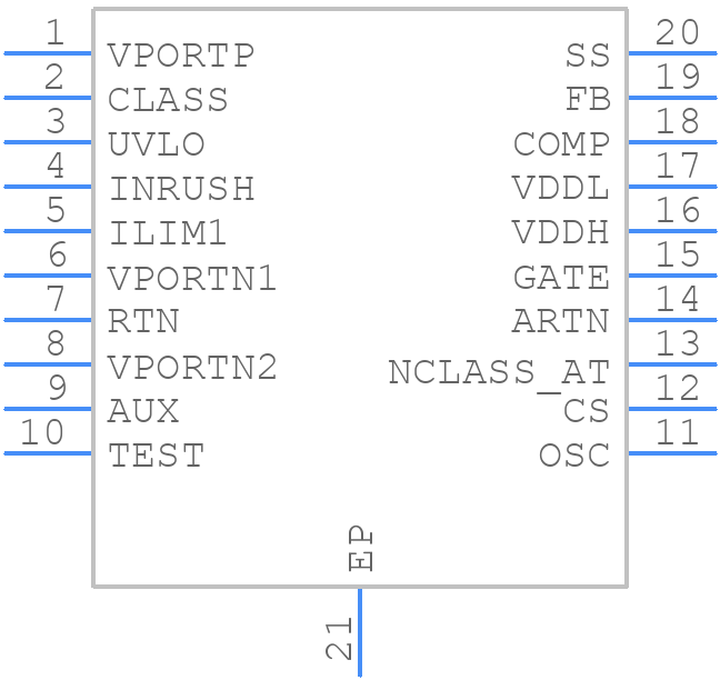 NCP1083DEG - onsemi - PCB symbol