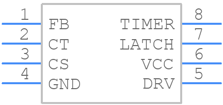 NCP1351CDR2G - onsemi - PCB symbol