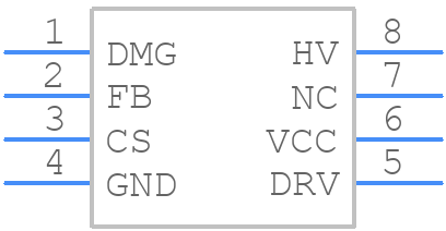 NCP1377BDR2G - onsemi - PCB symbol