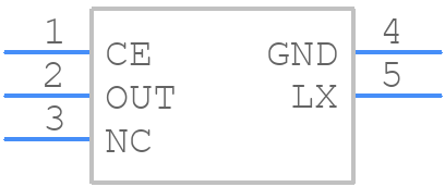 NCP1400ASN50T1G - onsemi - PCB symbol