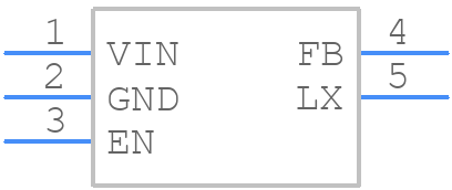 NCP1522BSNT1G - onsemi - PCB symbol