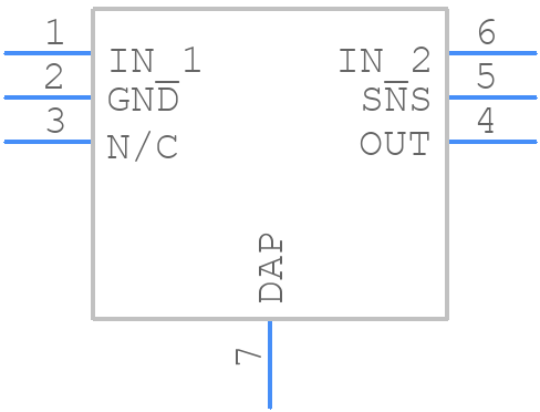 LP38690SDX-3.3 - Texas Instruments - PCB symbol